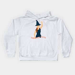 This Witch Votes! Kids Hoodie